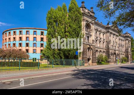 Berlin Tiergarten WZB Wissenschaftzentrum Berlin James Sterling Architektur Postmodérane Banque D'Images