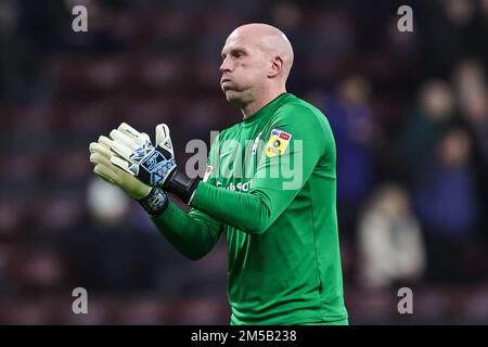 John Ruddy #21 de Birmingham City pendant le match de championnat de Sky Bet Burnley vs Birmingham City à Turf Moor, Burnley, Royaume-Uni, 27th décembre 2022 (photo de Mark Cosgrove/News Images) dans, le 12/27/2022. (Photo de Mark Cosgrove/News Images/Sipa USA) crédit: SIPA USA/Alay Live News Banque D'Images