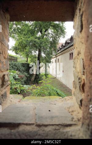 Forteresse historique, Ruesselsheim, Hesse, Allemagne Banque D'Images