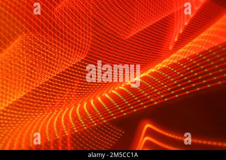 Un arrière-plan abstrait d'ondes électromagnétiques Banque D'Images