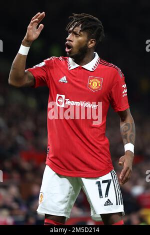 Manchester, Angleterre, 27th décembre 2022. Fred de Manchester United lors du match de la Premier League à Old Trafford, Manchester. Le crédit photo doit être lu : Darren Staples / Sportimage Banque D'Images