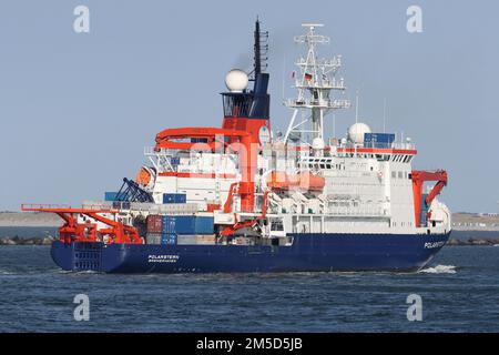 Le navire de recherche Polarstern atteindra le port de Rotterdam sur 31 août 2022 Banque D'Images