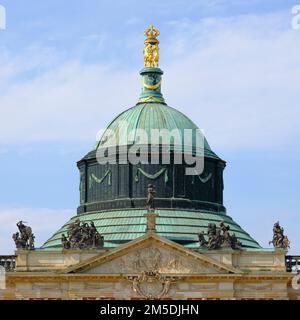 Université de Potsdam, Campus Nouveau Palais, Parc Sanssouci Banque D'Images