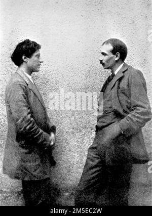 Duncan Grant avec John Maynard Keynes Banque D'Images