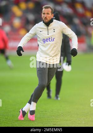 26 décembre 2022 - Brentford v Tottenham Hotspur - Premier League - Gtech Community Stadium Harry Kane de Tottenham lors du match de la première League au Gtech Community Stadium. Image : Mark pain / Alamy Live News Banque D'Images