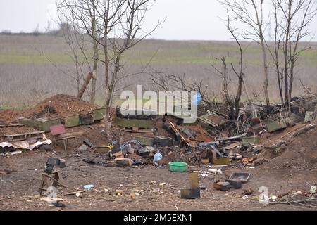 24 novembre 2022, Snihurivka, oblast de Mykolaiv, Ukraine : une petite ville de Snihurivka après la libération de l'occupation russe. Une ville stratégique clé, qui se trouve aux frontières des régions de Mykolaiv et de Kherson, avec des autoroutes et des chemins de fer, reliant Snihurivka à la capitale oblaste voisine Kherson. Banque D'Images