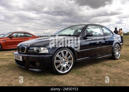 2005 BMW M3 ‘X8 KRH’ en exposition au Bicester Heritage Scramble célébrant 50 ans de la division moto de BMW M. Banque D'Images