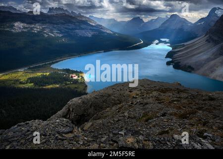 Vue depuis Jimmy Junior Peak Banque D'Images