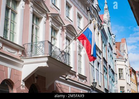 Ambassade de Russie à Tallinn. Banque D'Images