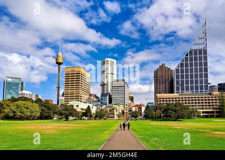 Sydney. Nouvelle-Galles du Sud. Australie. Le quartier central des affaires (CBD) Banque D'Images