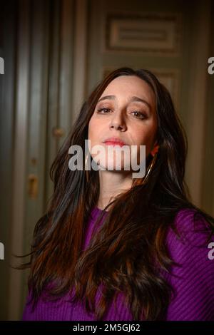 L'actrice Mariana Trevino, qui joue Marisol dans Un homme appelé Otto, photographié à Stockholm, Suède, 14 décembre 2022. Photo: Anders Wiklund / TT / co Banque D'Images