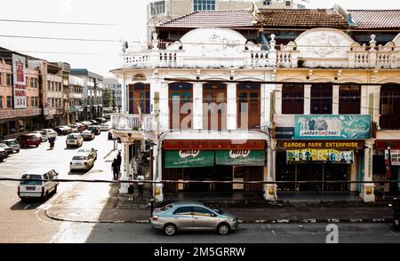 Vue sur Taiping. Une petite ville située dans l'État de Perak, en Malaisie. Il porte le surnom de « Raintown » Banque D'Images