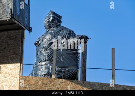 Non exclusif: ODESA, UKRAINE - 28 DÉCEMBRE 2022 - la statue de Catherine II qui est la figure centrale du monument aux fondateurs d'Odesa est Banque D'Images