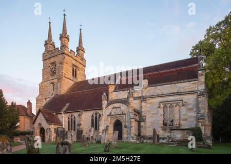 Angleterre, Kent, Penshurst, Église de Penshurst, Saint Jean-Baptiste Banque D'Images