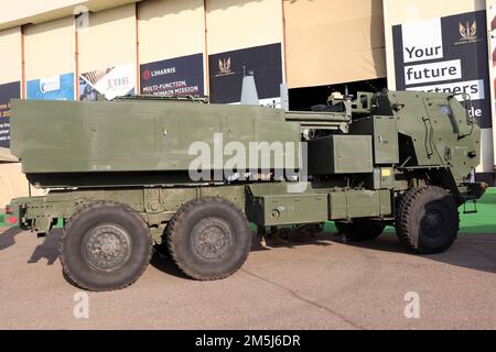 Aqaba, Jordanie 2022 : forces armées des États-Unis (camion) Banque D'Images