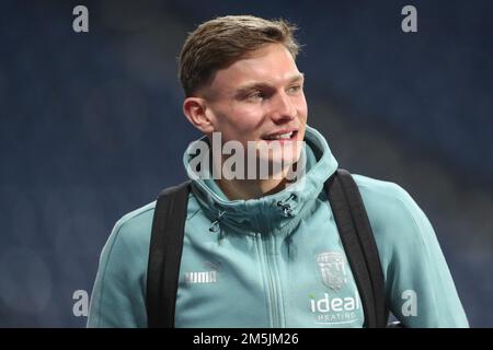 West Bromwich, Royaume-Uni. 29th décembre 2022. Taylor Gardner-Hickman #29 de West Bromwich Albion arrive devant le match de championnat de Sky Bet West Bromwich Albion vs Preston North End à Hawthorns, West Bromwich, Royaume-Uni, 29th décembre 2022 (photo de Gareth Evans/News Images) à West Bromwich, Royaume-Uni, le 12/29/2022. (Photo de Gareth Evans/News Images/Sipa USA) Credit: SIPA USA/Alay Live News Banque D'Images