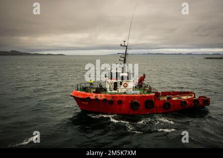 Remorqueurs de la Masik Shipping Company basée à Nuuk, au Groenland. Banque D'Images