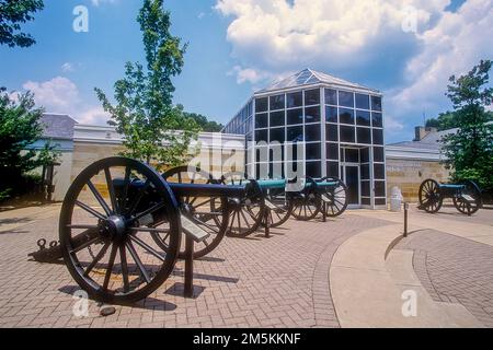 Chickamauga Visitor Centre, fort Oglethorpe, Géorgie Banque D'Images