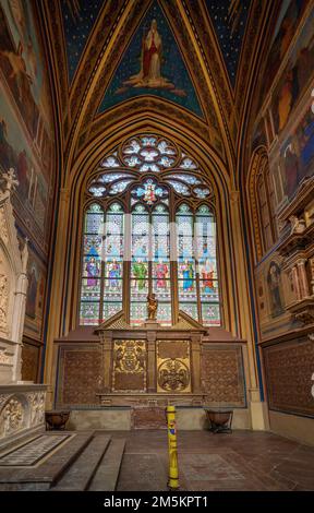 Chapelle Saint-Laurent Andrew à St. Intérieur de la cathédrale de Vitus au château de Prague - Prague, République tchèque Banque D'Images