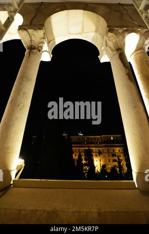L'hôtel King David lors de la visite du président Biden à Jérusalem en juillet 2022. Banque D'Images