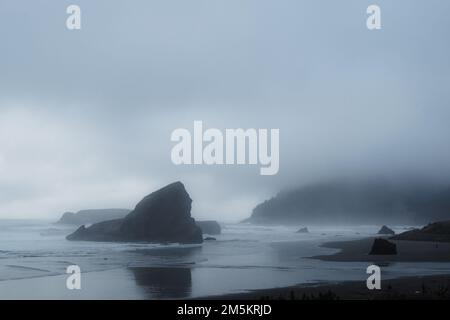 Plage de Meyers Creek, sud de l'Oregon Banque D'Images