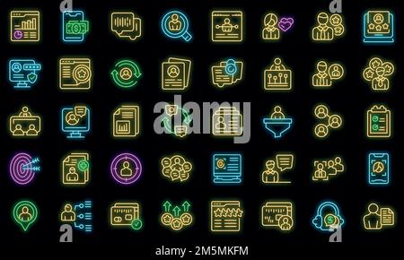 Connaître le vecteur de contour défini par les icônes de votre client. Données cms de la carte. Activité numérique du client Illustration de Vecteur