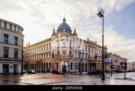 Lublin, Pologne - 25 décembre 2022 : photo du Grand Hôtel de Lublin. Banque D'Images