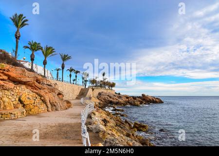 L'Ametlla de Mar, Costa Dorada, Espagne Banque D'Images