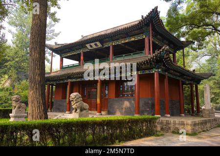 Architectures traditionnelles dans le Jin Memorial Hall, Shanxi Banque D'Images