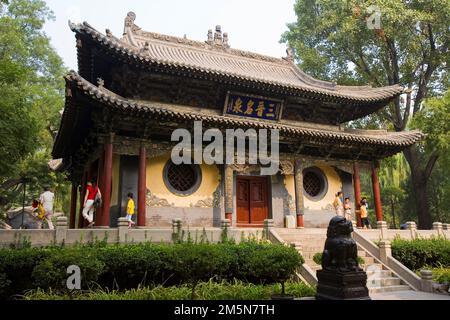 Architectures traditionnelles dans le Jin Memorial Hall, Shanxi Banque D'Images