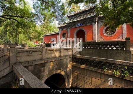 Architectures traditionnelles dans le Jin Memorial Hall, Shanxi Banque D'Images