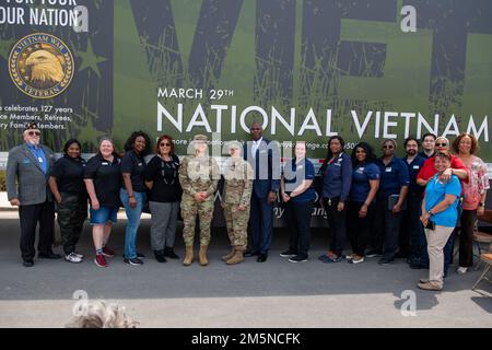 Cérémonie de commémoration des anciens combattants de la guerre du Vietnam, 29 mars 2022, base conjointe San Antonio-fort Sam Houston, Texas. Banque D'Images