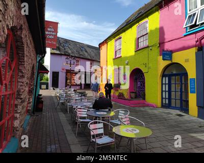 Maisons colorées à Kinsale, Cork, Irlande Banque D'Images