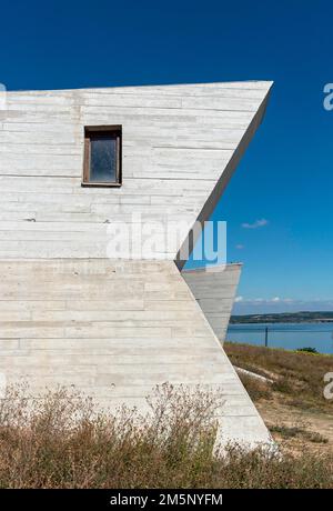 Architecture du musée archéologique Archeopark, Pavlov, République tchèque Banque D'Images