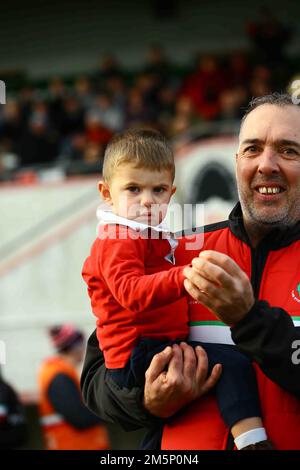 Llandovery RFC v Carmarthen Quins 2022 Indigo Prem Banque D'Images