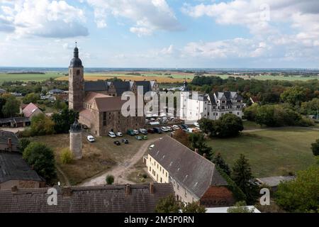 Château de Leitzkau, siège de la Fondation culturelle Saxe-Anhalt, Leitzkau, Saxe-Anhalt, Allemagne Banque D'Images