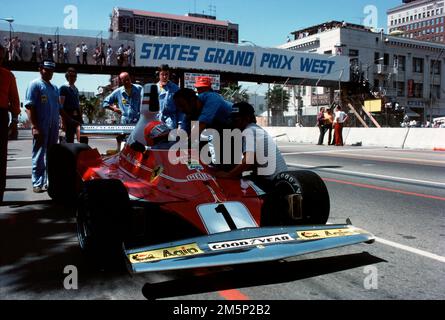 Niki Lauda. 1976 Grand Prix des États-Unis Ouest Banque D'Images