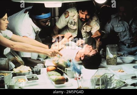 Alien Sigourney Weaver, Yaphet Kotto, John Hurt, Tom Skerritt, Ian Holm Banque D'Images