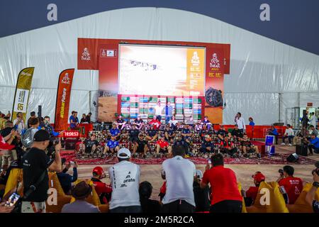 Yanbu, Arabie Saoudite. 30th décembre 2022. Conférence de presse lors de l’inspection administrative et technique de Dakar 2023, de 28 décembre au 30, 2022 au Camp de la mer près de Yanbu, Arabie Saoudite - photo Florent Gooden / DPPI crédit: DPPI Media/Alay Live News Banque D'Images