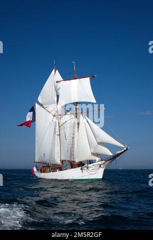 Goélette Etoile de la Marine française, début de la course de Sunderland, 2018 Banque D'Images