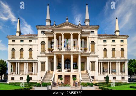 Noventa Vicentina, Italie - 12 août,2009: La Villa Barbarigo est une villa patricienne dans la commune de Noventa Vicentina, dans la province de Vicenza, au nord Banque D'Images