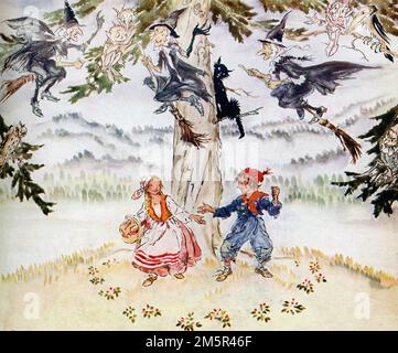 Arthur Rackham (1867-1939). Illustration de la conception de 'Hansel et Gretel' , 1933 Banque D'Images