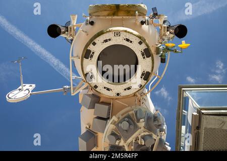 Toulouse, France - 10 août 2010: Cité spatiale (Cité de l'espace), un parc à thème français axé sur l'espace et la conquête de l'espace. Détail du Krist Banque D'Images