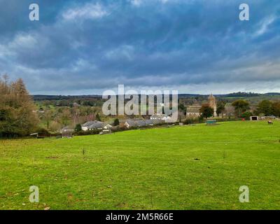Un champ à Otterton dans Devon Banque D'Images
