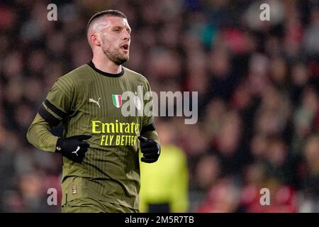 EINDHOVEN, PAYS-BAS - DÉCEMBRE 30 : Ante Rebic de l'AC Milan lors du match amical entre le PSV Eindhoven et l'AC Milan au stade Philips sur 30 décembre 2022 à Eindhoven, pays-Bas (photo de Joris Verwijst/Orange Pictures) crédit : Orange pics BV/Alay Live News Banque D'Images