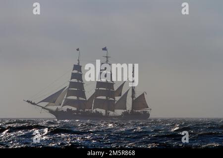 La barque néerlandaise Europa, début de la course à Lisbonne, 2012 Banque D'Images