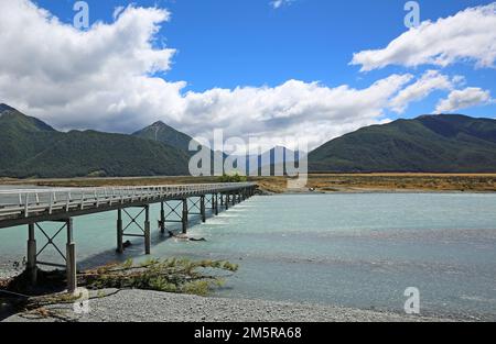 Pont MT White - Nouvelle-Zélande Banque D'Images