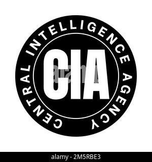 Icône de l'agence centrale de renseignement de la CIA Banque D'Images