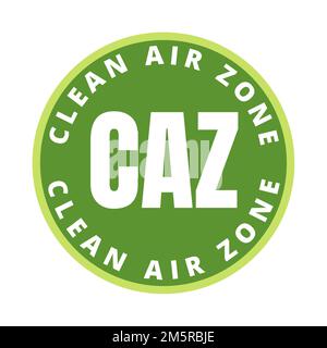 Icône de zone de nettoyage de l'air CAZ Banque D'Images