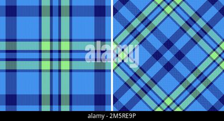 Tissu à carreaux texturés. Motif toile tartan. Tissu à carreaux d'arrière-plan vectoriel sans couture dans l'ensemble. Illustration de Vecteur